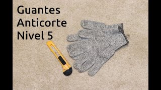 Guantes anticorte nivel 5 de Aliexpress Lo aguntan todo a un precio increíble [upl. by Nance]