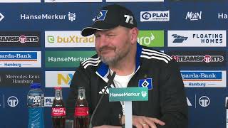 HSV Pressekonferenz vor dem Spiel gegen Schalke 04 [upl. by Llib336]