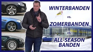 WINTERBANDEN vs ZOMERBANDEN vs ALLSEASON BANDEN  Autobedrijf Vossestein [upl. by Ahsya]