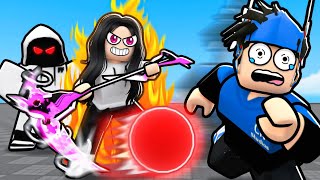 They BULLIED My GIRLFRIEND So I Made Her OVERPOWERED Roblox Blade Ball [upl. by Eresed]