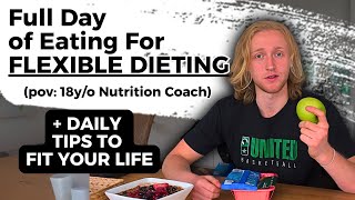 Full Day of Flexible Eating Easy Tips for RealLife Balance [upl. by Akamaozu]