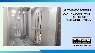 Automatic Powder Coating Plant for Control Panel Enclosures with QuickChange Powder Coating Booth [upl. by Wood17]