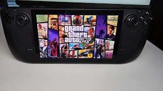 Grand Theft Auto V on Steam Deck OLED [upl. by Idissac]