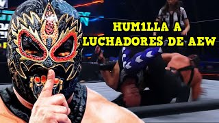 HECHICERO HUM1LLA A ELEMENTOS DE AEW Y LE DA LA VICTORIA AL CMLL  TONY KHAN CON LA BOCA ABIERTA [upl. by Attaymik978]