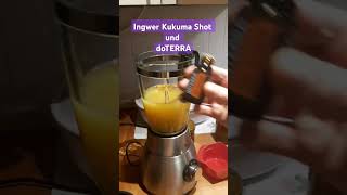 Ingwer Kurkuma Shot mit doTERRA Ölen verfeinert doterra selbstfürsorgeimalltag quantenfeld [upl. by Ssalguod134]