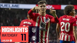 Resumen de Atlético de Madrid vs Deportivo Alavés 21 [upl. by Edi241]