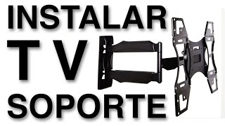 Como instalar soporte TV en la pared 26quot60quot [upl. by Forrest]