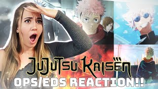 THIS IS INSANE JUJUTSU KAISEN ALL Openings amp Endings 14 REACTION [upl. by Valene]