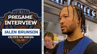 Jalen Brunson Celtics BEAT US for Majority of Last Year  Knicks Pregame [upl. by Hurff]