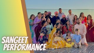 Mexico Sangeet Performance  Jalebi Baby Bijlee Viah  Jinder and Harvey 2022  604BHANGRA [upl. by Keifer43]