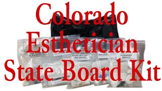 Colorado Esthetician Practical Exam Kit Set up 2023 [upl. by Nerrawed218]