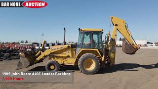 1989 John Deere 410C Loader Backhoe [upl. by Nitsreik695]