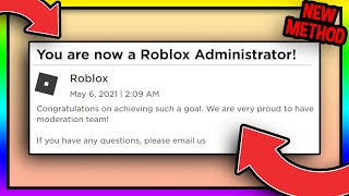 How to BECOME ADMIN in Roblox  2021 Tutorial [upl. by Nollat]