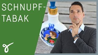 Schnupftabak Snuff Eine gesündere Alternative zum Rauchen  Gerne Gesund [upl. by Eimaral]