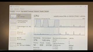 TESTING CPU ATOM X5Z8350 Running at 18GHz [upl. by Nerhe761]