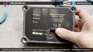 Vi gjorde det ”omöjliga” och bytte kontakter på en Olsbergs Radio Decoder [upl. by Arzed]