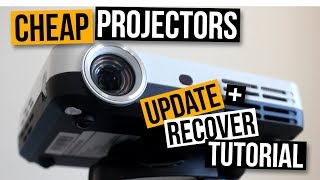 TUTORIAL Recover Update Reinstall Android on Budget Pico Projectors Wowoto H8 DLP 3D [upl. by Opal]