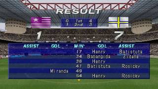 Winning Eleven 2002  PS1  MASTER LEAGUE [upl. by Sparkie]