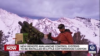 New remote avalanche control systems to be installed in Little Cottonwood Canyon [upl. by Fariss]