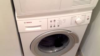 BOSH AXXIS Washer Machine Insane Brutal Spinning Sounds Like A Jet Plane [upl. by Ariaz]