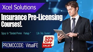 Xcel SolutionsInsurance PreLicensing Courses 50 Discount TODAY [upl. by Riatsila]