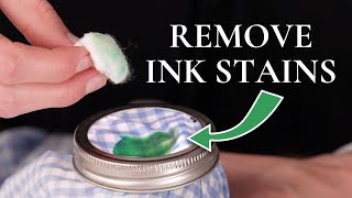 The RIGHT Ways to Remove Ink Stains from Clothes amp Fabric [upl. by Koetke]