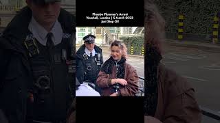 Phoebe Plummer arrested for Burglary  London  5 March 2024  Just Stop Oil shorts [upl. by Orv]