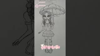 ꒰ ♡ ㆍEverskies girl drawingsㆍ⸝⸝ art drawing everskies girldrawing cuteart artist [upl. by Moll]