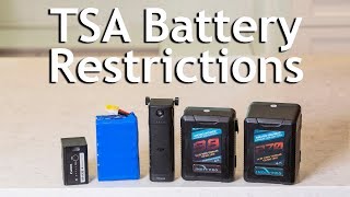 TSA Battery Restrictions  Flying with Lithium Ion [upl. by Annenn804]