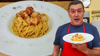 CARBONARA di MARE  Come FARLA CREMOSA e SAPORITA [upl. by Medorra]