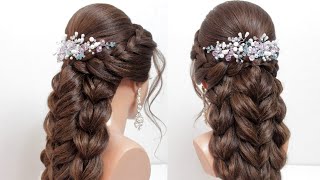 Easy hairstyle for long hair Braided hairstyle [upl. by Lucinda]