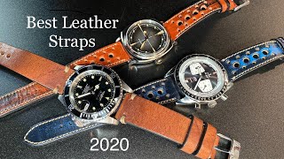 Best Leather Watch Straps 2020 Geckota Colareb Barton and Fossil [upl. by Opportina]