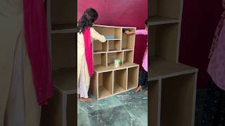 DIY Shelf Craft Using Cardboard short reel viral youtubeshort trending diy cardboardcrafts [upl. by Eeralav403]