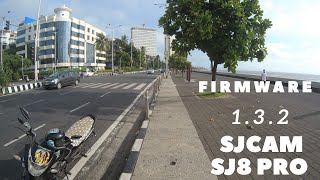 SJCAM SJ8 Pro FIRMWARE 132 Video Sample [upl. by Neffirg]