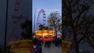 Southbank Centre Winter Market London Uk 4kwalk christmas2023 londonwalk londonchristmasmarket [upl. by Crotty]