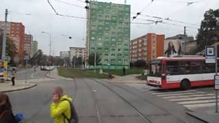 Brno Trams Route 1 Ečerova to Řečkovice [upl. by Dahlia]