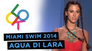 Aqua Di Lara Fashion Show Miami Swim Week 2014 [upl. by Redan]