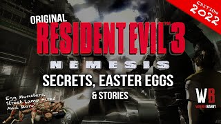 Resident Evil 3 Nemesis Easter Eggs Secrets amp More Original Version  2022 EDITION [upl. by Yvette]