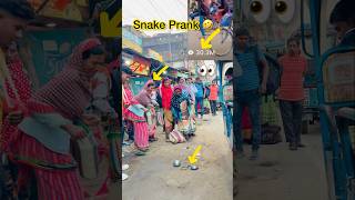 Snake prank 😲🤣funny comedy shorts youtubeshorts [upl. by Witt]