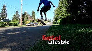 50 Year Old Man Unboxes and Skates Sector9 Bambino Longboard in Seattle [upl. by Tillio]