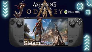 Assassins Creed Odyssey  Steam Deck Gameplay Steam Os [upl. by Ahsiekahs15]