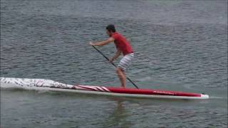 AIRROW the first inflatable 17´ SurfSki and SUP race board hybrid made by KXone [upl. by Aicelef]