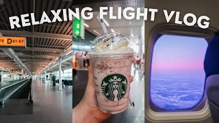 Flying to Finland from Schiphol airport  Silent travel vlog [upl. by Zephan]