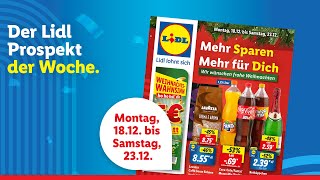 Der Lidl Prospekt der Woche  Angebote von Montag 1812 bis Samstag 2312 [upl. by Mcnally]