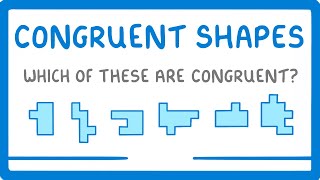 GCSE Maths  Congruent Shapes 102 [upl. by Aihselef]