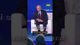 Putin comenta el plan de unión con Estados Unidos contra Chinaputin rusia presidente occidente [upl. by Berhley]