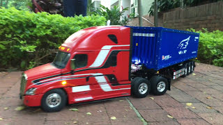 Tamiya 114 Trailer Container  Tamiya114 40foot Container Semi trailer NYK [upl. by Addam955]