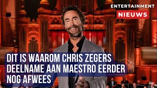 Chris Zegers onthult waarom hij Maestro vroeger afsloeg Werkdruk en gemiste kansen [upl. by Ainitsirc191]