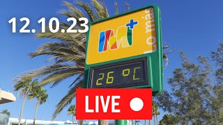 🔴🌡️LIVE Gran Canaria Playa del Ingles 121023 Weather Today Wetter Heute [upl. by Doerrer825]