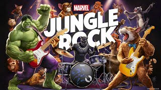 MARVEL Jungle Rock  Track performed by Black Panther Hulk and wild animals [upl. by Evelinn376]